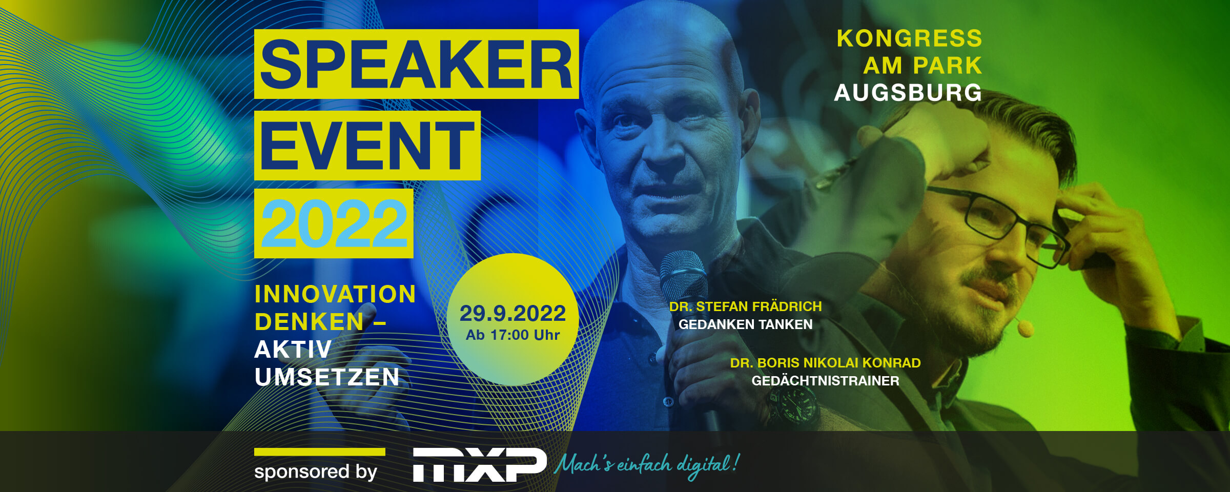 Speaker Event 2022, sponsored by MXP